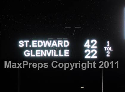 Thumbnail 2 in Glenville vs. St. Edward (OHSAA D1 Regional Semifinal) photogallery.
