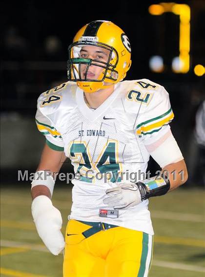 Thumbnail 3 in Glenville vs. St. Edward (OHSAA D1 Regional Semifinal) photogallery.