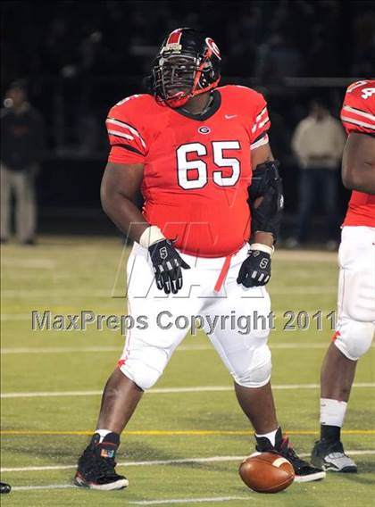 Thumbnail 3 in Glenville vs. St. Edward (OHSAA D1 Regional Semifinal) photogallery.