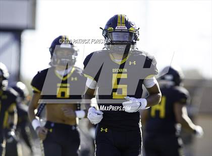 Thumbnail 2 in Brennan vs. Vandegrift (UIL 6A Division 2 Regional Playoff) photogallery.
