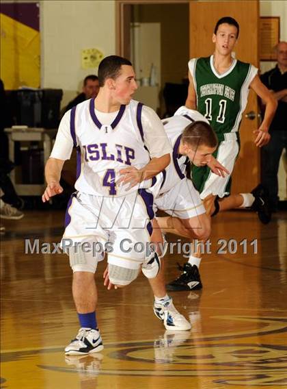 Thumbnail 3 in Islip vs Westhampton (2011 Holiday Tournament) photogallery.