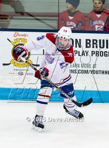 Thumbnail 1 in Burlington vs Woburn Memorial (MIAA Division 1A Play In) photogallery.