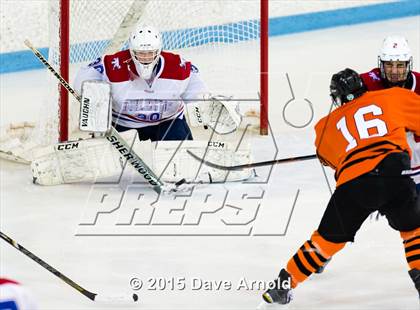 Thumbnail 1 in Burlington vs Woburn Memorial (MIAA Division 1A Play In) photogallery.
