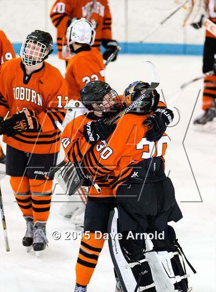 Thumbnail 3 in Burlington vs Woburn Memorial (MIAA Division 1A Play In) photogallery.