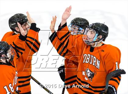 Thumbnail 3 in Burlington vs Woburn Memorial (MIAA Division 1A Play In) photogallery.