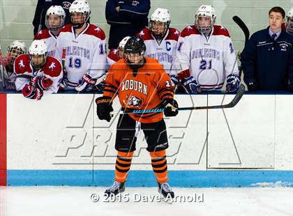 Thumbnail 1 in Burlington vs Woburn Memorial (MIAA Division 1A Play In) photogallery.