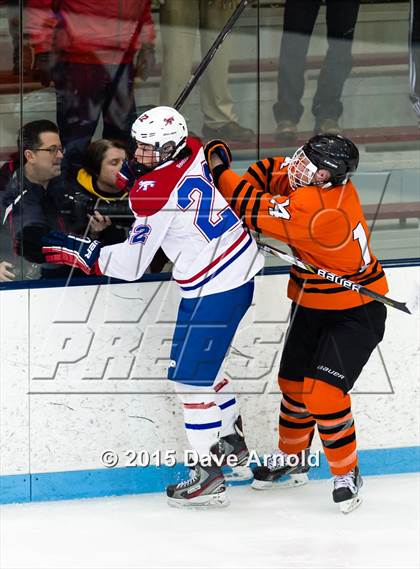 Thumbnail 1 in Burlington vs Woburn Memorial (MIAA Division 1A Play In) photogallery.