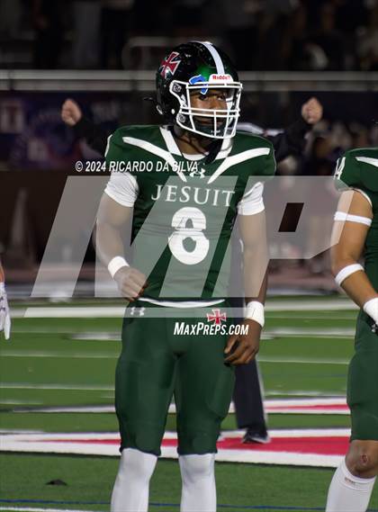 Thumbnail 2 in Strake Jesuit vs Tompkins (UIL Football 6A D1 Bi-District) photogallery.
