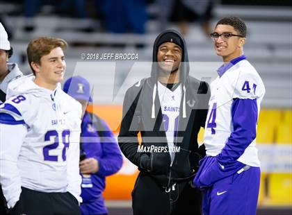 Thumbnail 3 in St. Augustine @ Grace Brethren  (CIF D2-AA Regional Playoff) photogallery.