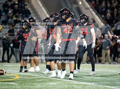 Thumbnail 3 in St. Augustine @ Grace Brethren  (CIF D2-AA Regional Playoff) photogallery.