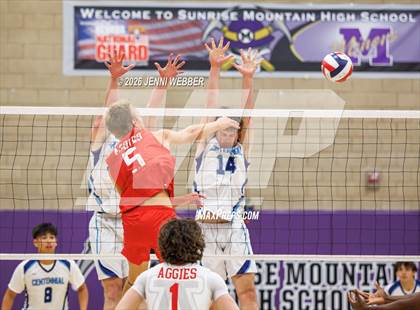 Thumbnail 2 in Centennial vs. Arbor View (NIAA 5A Final) photogallery.
