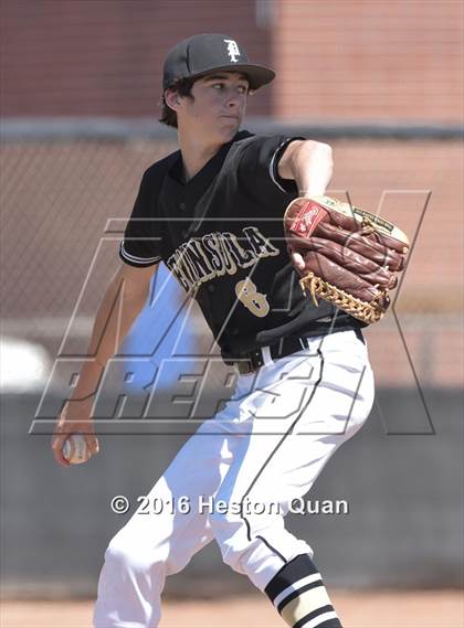 Thumbnail 3 in Saugus vs. Peninsula (Beach Pit Classic) photogallery.