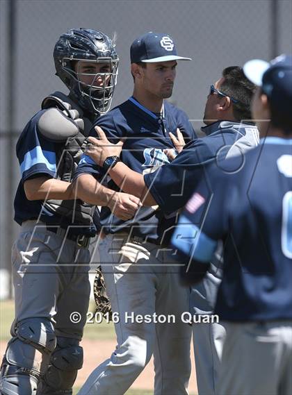 Thumbnail 2 in Saugus vs. Peninsula (Beach Pit Classic) photogallery.