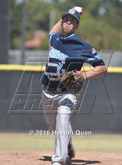 Thumbnail 3 in Saugus vs. Peninsula (Beach Pit Classic) photogallery.