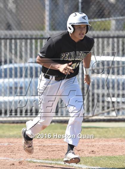 Thumbnail 3 in Saugus vs. Peninsula (Beach Pit Classic) photogallery.