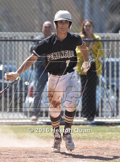 Thumbnail 3 in Saugus vs. Peninsula (Beach Pit Classic) photogallery.