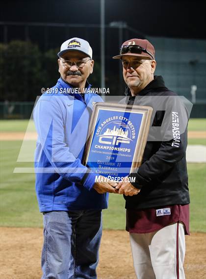 Thumbnail 1 in South Gate vs Valley Academy of Arts & science (CIF LSCS D2 Final) photogallery.