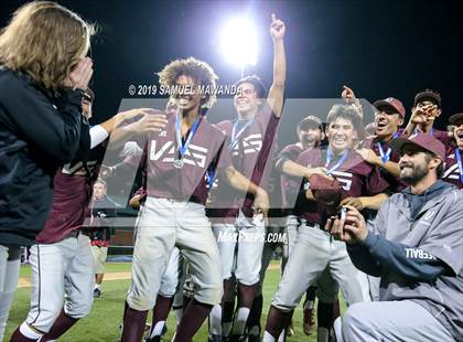 Thumbnail 2 in South Gate vs Valley Academy of Arts & science (CIF LSCS D2 Final) photogallery.