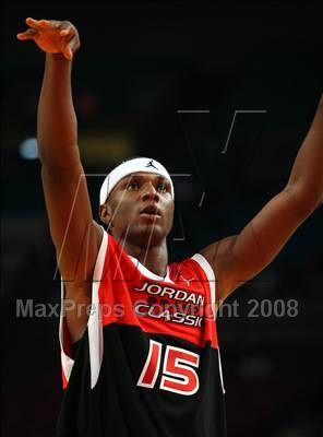 Thumbnail 2 in Jordan Brand Classic: International Game @ the Garden photogallery.