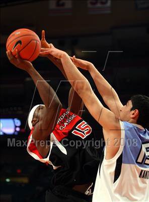 Thumbnail 2 in Jordan Brand Classic: International Game @ the Garden photogallery.