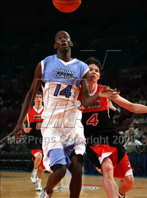 Thumbnail 2 in Jordan Brand Classic: International Game @ the Garden photogallery.