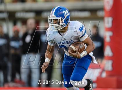 Thumbnail 3 in Lone Peak vs. Bingham (UHSAA 5A Semifinal) photogallery.