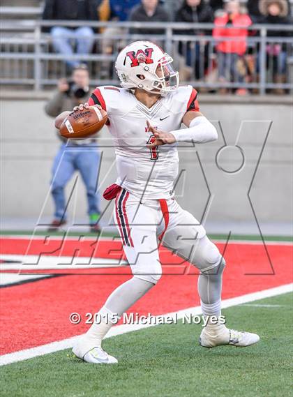 Thumbnail 1 in Wayne vs. St. Edward (OHSAA Division 1 Final)  photogallery.