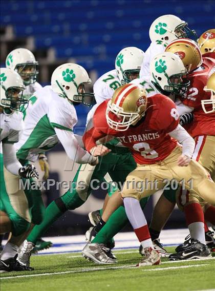 Thumbnail 3 in Bishop Timon-St. Jude vs. St. Francis (Monsignor Martin Playoff) photogallery.
