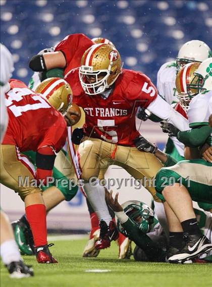 Thumbnail 3 in Bishop Timon-St. Jude vs. St. Francis (Monsignor Martin Playoff) photogallery.