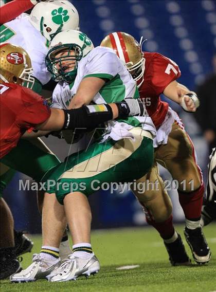 Thumbnail 2 in Bishop Timon-St. Jude vs. St. Francis (Monsignor Martin Playoff) photogallery.