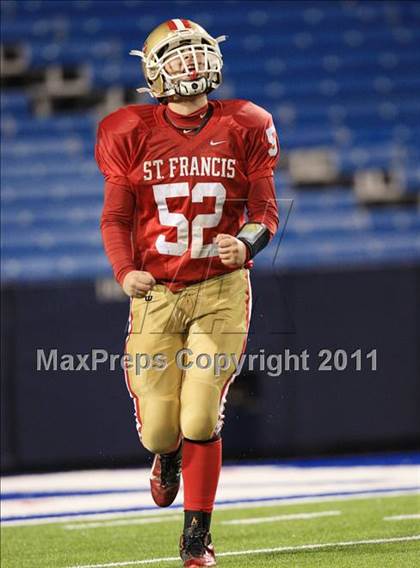 Thumbnail 2 in Bishop Timon-St. Jude vs. St. Francis (Monsignor Martin Playoff) photogallery.