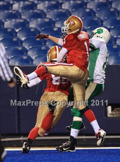 Thumbnail 2 in Bishop Timon-St. Jude vs. St. Francis (Monsignor Martin Playoff) photogallery.