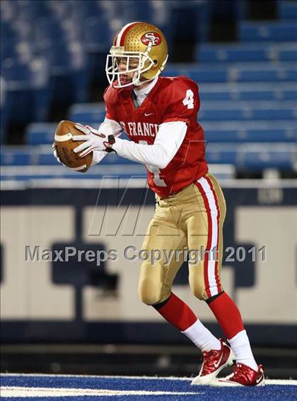 Thumbnail 3 in Bishop Timon-St. Jude vs. St. Francis (Monsignor Martin Playoff) photogallery.