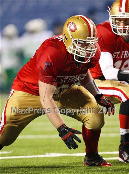Thumbnail 1 in Bishop Timon-St. Jude vs. St. Francis (Monsignor Martin Playoff) photogallery.