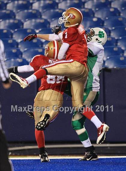 Thumbnail 1 in Bishop Timon-St. Jude vs. St. Francis (Monsignor Martin Playoff) photogallery.