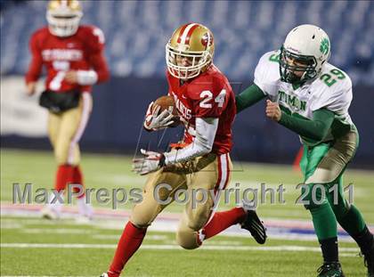 Thumbnail 3 in Bishop Timon-St. Jude vs. St. Francis (Monsignor Martin Playoff) photogallery.