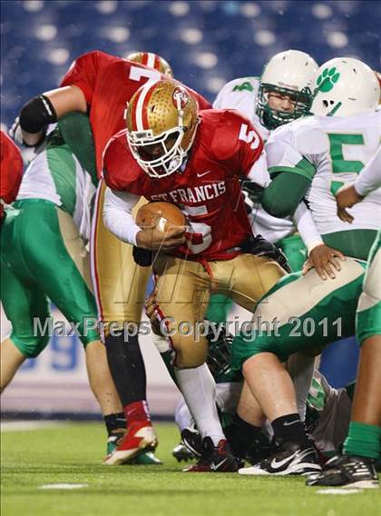 Thumbnail 2 in Bishop Timon-St. Jude vs. St. Francis (Monsignor Martin Playoff) photogallery.