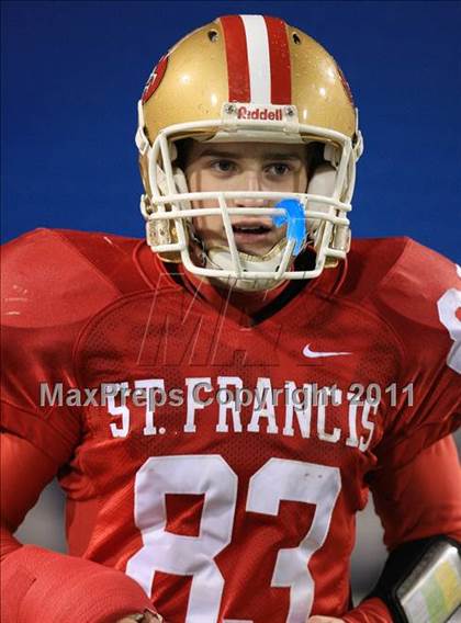 Thumbnail 2 in Bishop Timon-St. Jude vs. St. Francis (Monsignor Martin Playoff) photogallery.