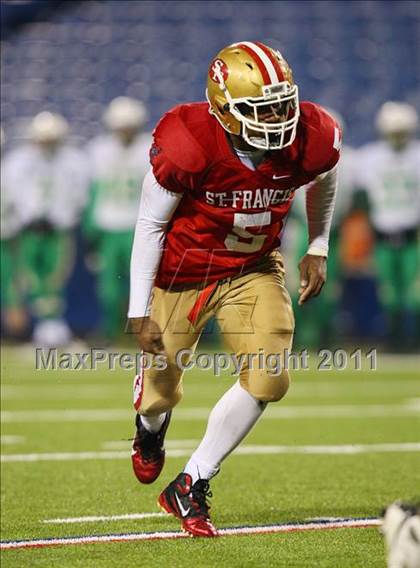 Thumbnail 2 in Bishop Timon-St. Jude vs. St. Francis (Monsignor Martin Playoff) photogallery.