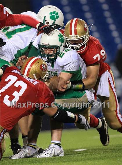 Thumbnail 3 in Bishop Timon-St. Jude vs. St. Francis (Monsignor Martin Playoff) photogallery.