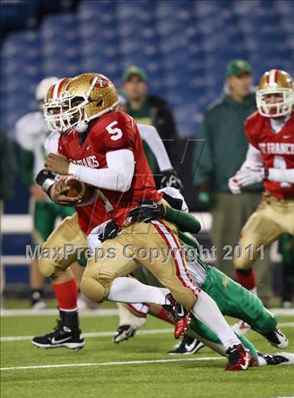 Thumbnail 1 in Bishop Timon-St. Jude vs. St. Francis (Monsignor Martin Playoff) photogallery.