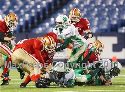 Thumbnail 1 in Bishop Timon-St. Jude vs. St. Francis (Monsignor Martin Playoff) photogallery.