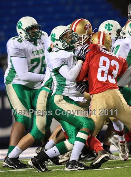 Thumbnail 1 in Bishop Timon-St. Jude vs. St. Francis (Monsignor Martin Playoff) photogallery.