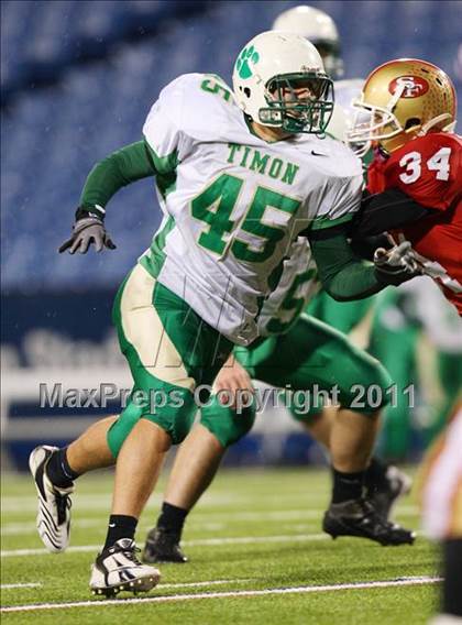 Thumbnail 1 in Bishop Timon-St. Jude vs. St. Francis (Monsignor Martin Playoff) photogallery.