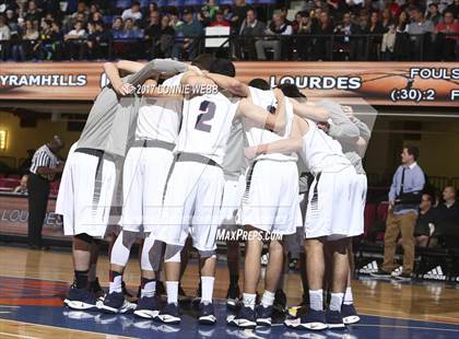 Thumbnail 2 in Our Lady of Lourdes vs Byram Hills (Section 1 Class A Semifinal) photogallery.