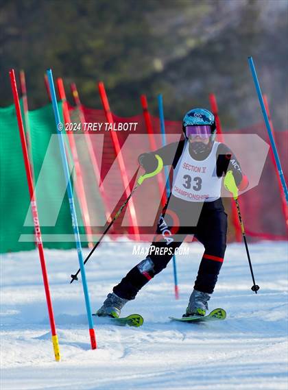 Thumbnail 2 in NYSPHSAA Section V Class A & B Slalom Final (Second Run) photogallery.