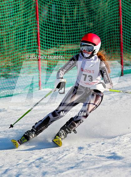 Thumbnail 3 in NYSPHSAA Section V Class A & B Slalom Final (Second Run) photogallery.