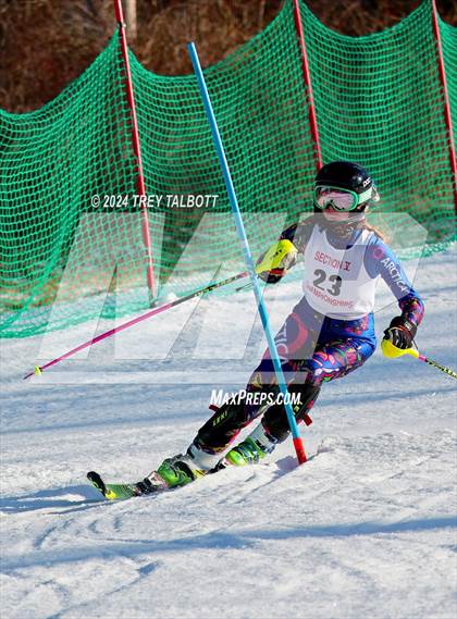 Thumbnail 1 in NYSPHSAA Section V Class A & B Slalom Final (Second Run) photogallery.