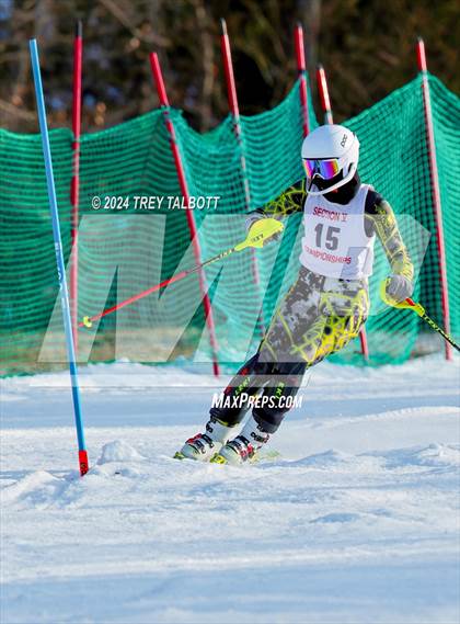 Thumbnail 3 in NYSPHSAA Section V Class A & B Slalom Final (Second Run) photogallery.