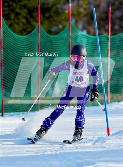 Thumbnail 3 in NYSPHSAA Section V Class A & B Slalom Final (Second Run) photogallery.